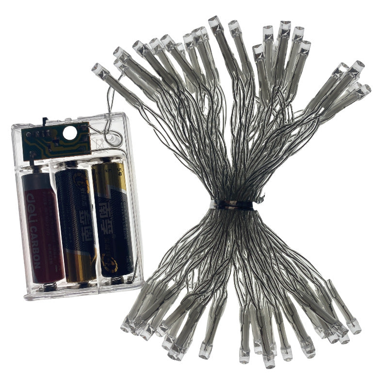 LED battery box light string indoor gift box cake bouquet decorative light string USB gypsy atmosphere light string wholesale