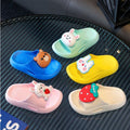 Girls' cartoon rabbit princess baby soft indoor bathroom bathing bear dinosaur slippers