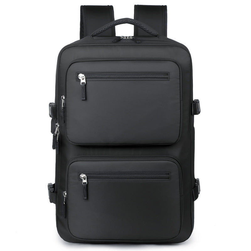 Foreign trade box backpack large capacity independent shoe compartment custom business travel bag USB interface multi-warehouse computer bag