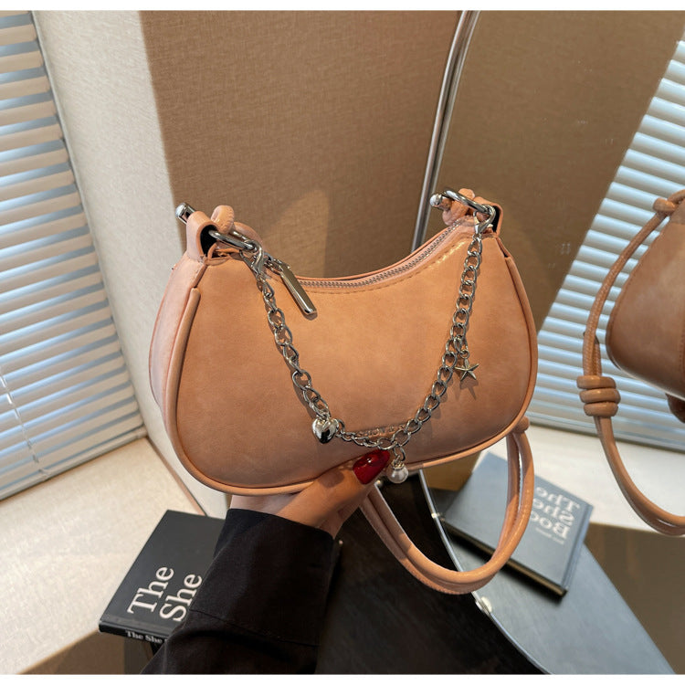 Cross-border bags, crossbody bags, senior women's new fashion versatile crossbody bags, niche single shoulder underarm bags for women