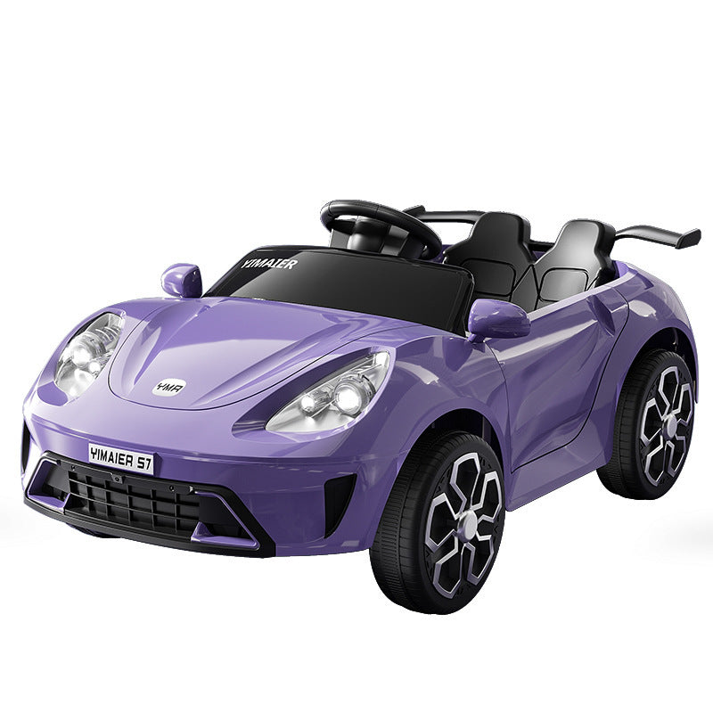 New children's electric car baby four-wheel remote control toy car boys and girls can sit electric car charging stroller