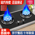 Gas stove double stove for home gas stove natural gas liquefied gas embedded desktop fierce fire stove timing new arrival
