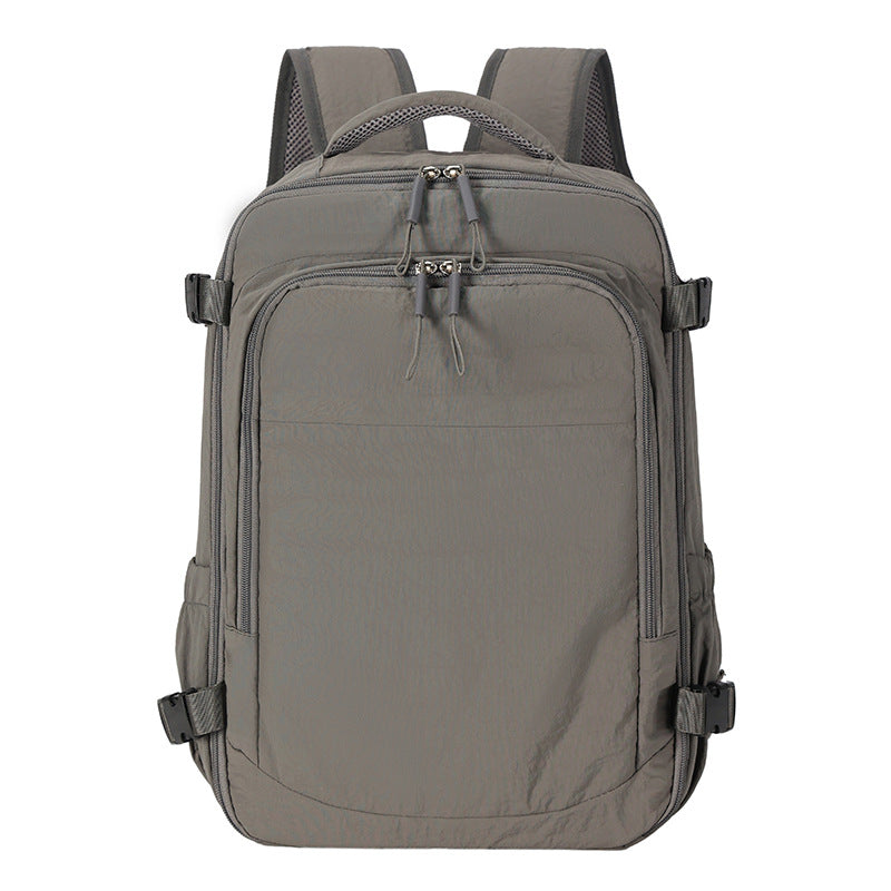 Outdoor leisure travel backpack for men and women, large capacity, lightweight and versatile laptop bag, multi-functional college student schoolbag