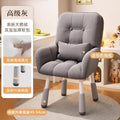 [gray adjustable leg chair-double backrest] (free lumbar pillow)