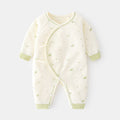 Babylonese onesie baby type a khaki spring & fallpure cotton newborn monk suit romper men's and women's baby inner clothes