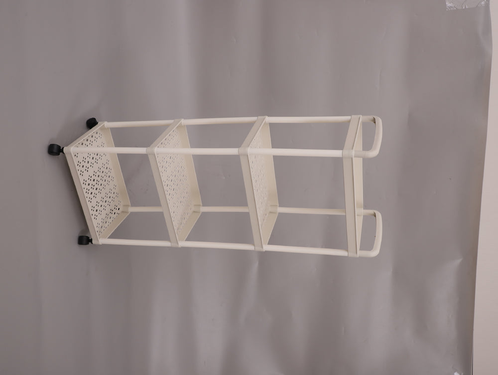 Mobile rolling cart shelf - freestanding storage rack with wheels for living room, snacks, home, bedroom, and bedside storage