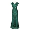 Special offer: european & american fashion sexy sequin maxi dress - solid color, elegant, luxurious wedding, prom, and evening gown