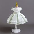 Wholesale new arrival baby girl evening dress lace tutu cake princess dress first birthday dress baby dress
