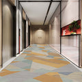 Hotel corridor aisle carpet new chinoiserie nylon printing 800g thickeneded flame retardant b1 pass-through floor stain-resistant aisle carpet