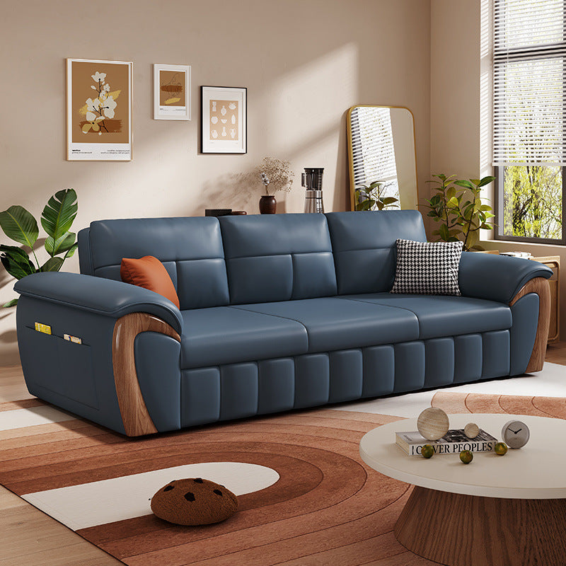 Casualfor homesmall apartment high-end sofa bed sitting and lying multi-functional living room foldable dual-purpose storage all-in-one cat scratching leather