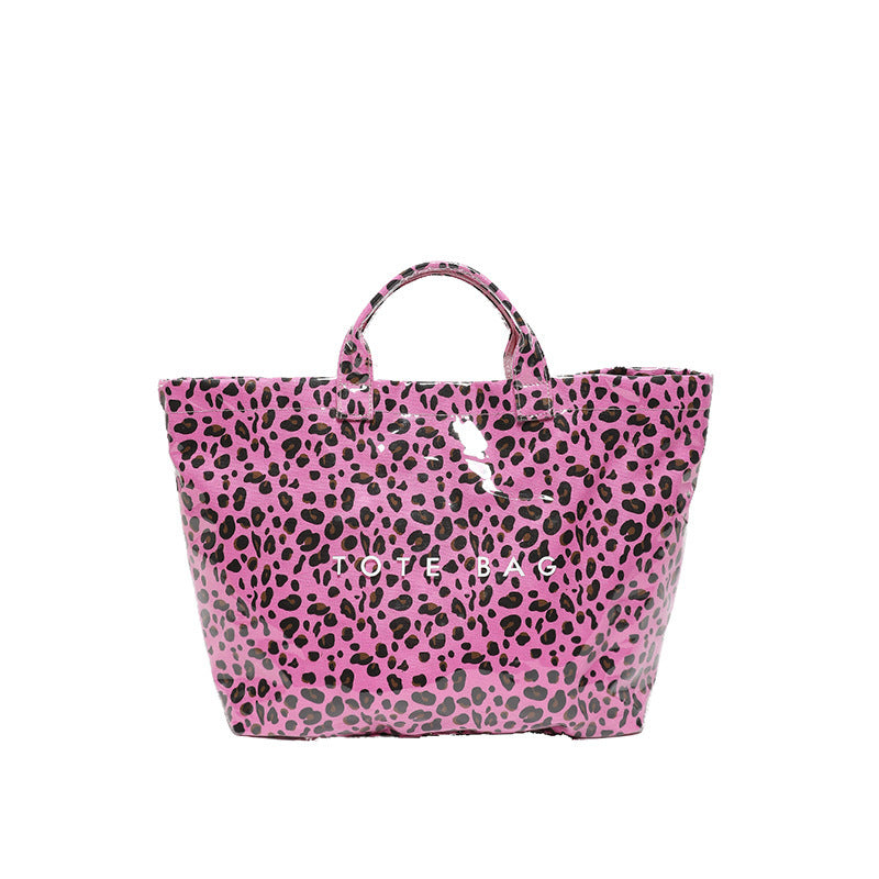 Customized washed composite DuPont paper bag Customized kraft paper tote bag Textured waterproof handbag Environmental protection bag tide