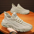 Men's summer lightweight mesh breathable sneakers - casual running shoes with soft soles, lightweight, trendy work shoes