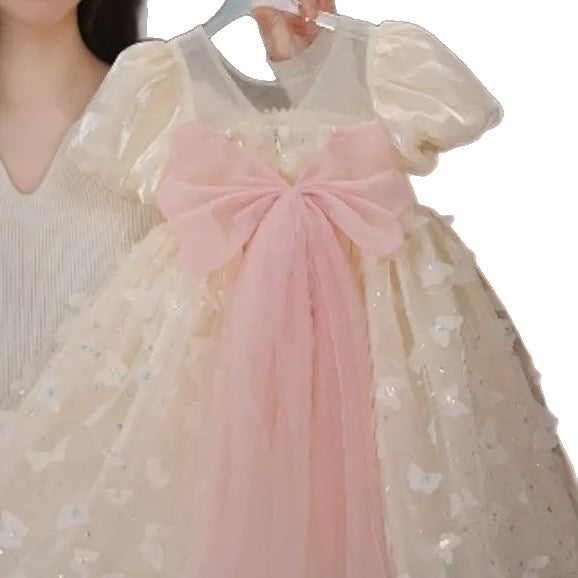Girls'  new fashionable princess dress - birthday party, cake smock, and everyday wear