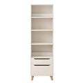 Bookcase for home standing cabinet bookshelf floor-standing storage rack living room storage cabinet small narrow cabinet dust-proof storage cabinet storage cabinet