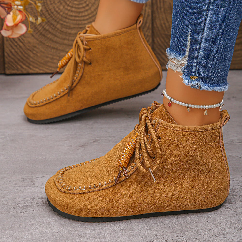 Exportautumnew arrivalfashiontasseltie backflatshidden heelflats women's boken shoeseasiest for matchcasualflats