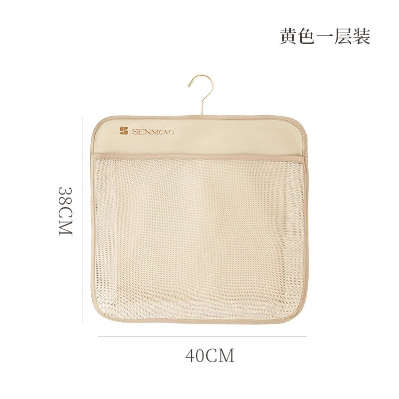 Socks storage hanging bag household wardrobe hanging underwear underwear artifact mesh pocket dormitory bedside sorting bag