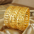 Middle eastern vintage openable cuban bangle - perfect for everyday wear and gifting - dubai fashion women's cuff bracelet