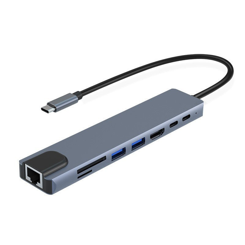 Laptop type-c 10-in-1 docking station 100m network card usb3.0hub hub usb docking station