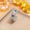 hot-selling design, full of diamonds, inlaid with zircons, exquisite women's openable adjustable rings, popular fashion accessories
