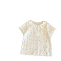 【in stock】girls' colorful star short-sleeve t-shirt -  summer korean style outfit - trendy dopamine dressing tee