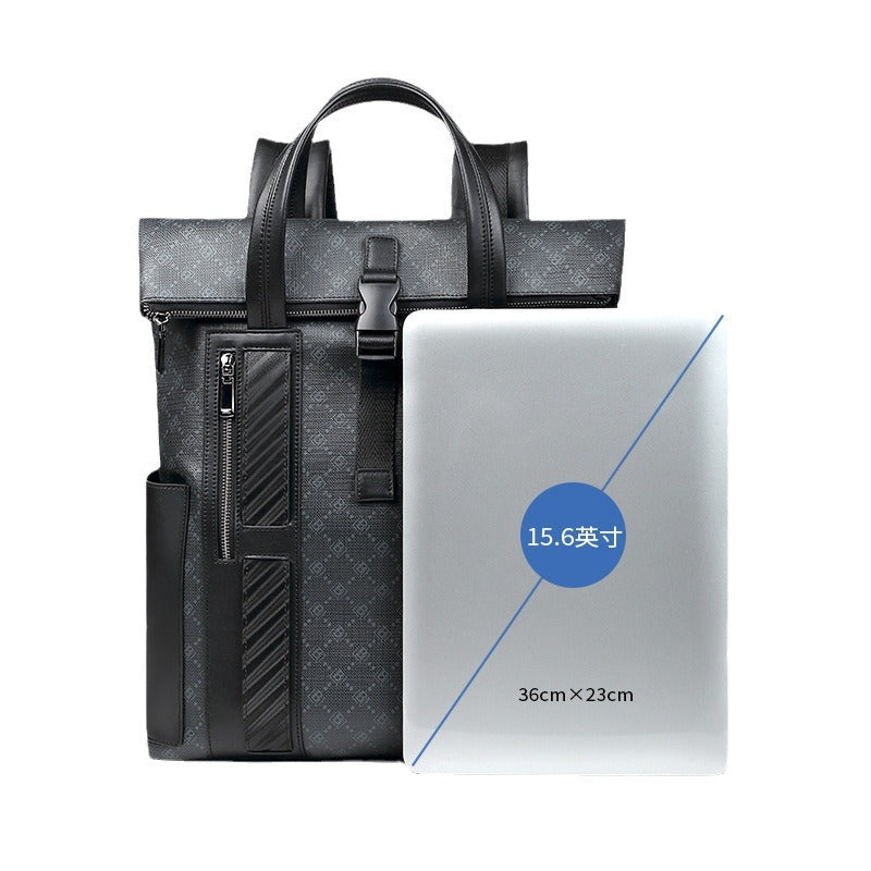 New men's lightweight backpack men's fashion printed backpack large capacity 15.6 inch computer men's bag