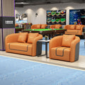 Billiard room rest area viewing chair, table tennis hall special viewing sofa, classy billiard club casual viewing sofa