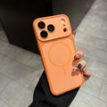 Two-tone magnetic apple 17 pro max phone case, compatible with iphone 16, integrated button protective cover, premium feel for iphone 11
