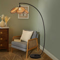 Floor lamp wabi-sabi medieval style japanese style retro designer living room sofa bedroom art house b&b fishing lamp