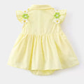 Summer lightweight baby romper - stylish floral princess outfit for crawling and outdoor wear