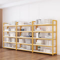 Multi-tier shelving unit, supermarket display rack, sample display stand, cosmetics product shelf, adjustable display rack, display cabinet