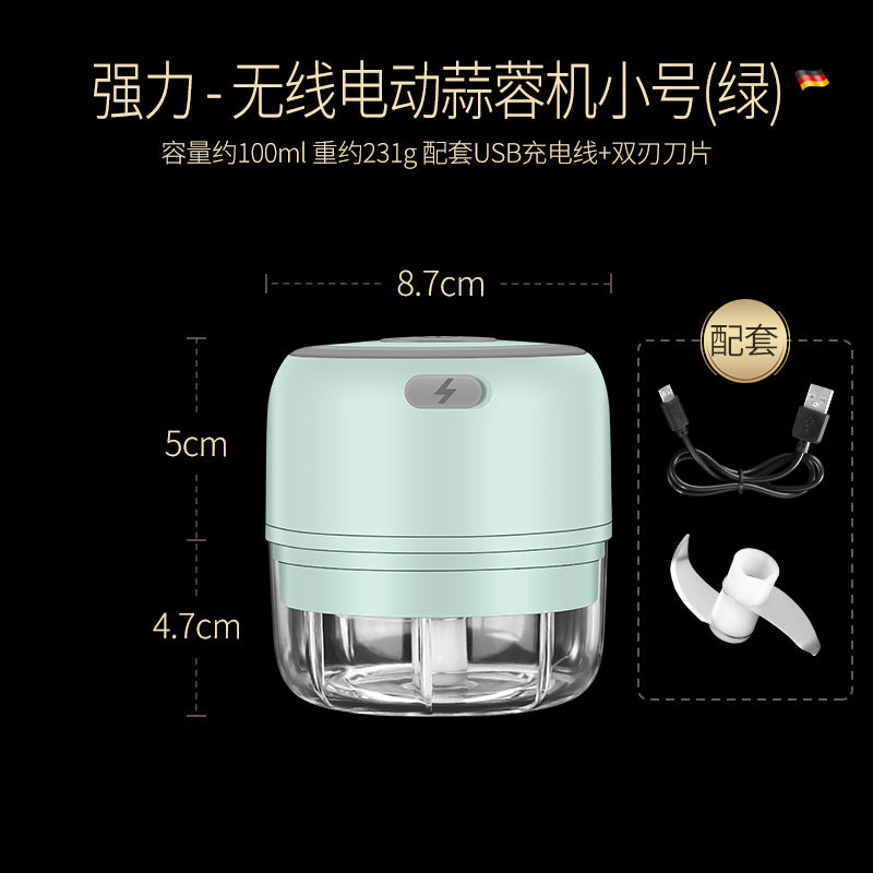 Baby, baby food aid, cooking machine, electric garlic puree, grinder, electric garlic masher, garlic grinder, garlic beating