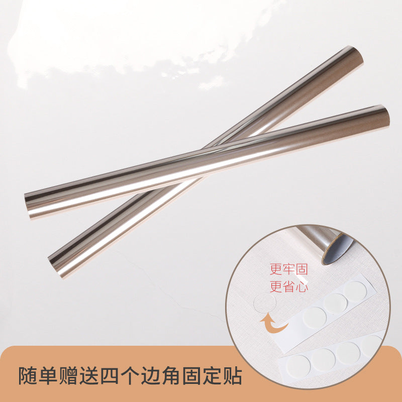 Electrostatic wall protective film, glue-free matte, bright, anti-kick and anti-dirty, transparent wall sticker, dustproof and waterproof film, self-adhesive