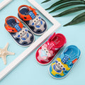 Baby cloth sandals for boys, summer, ages 0-1-2-3 years, infant anti-slip soft sole squeaky shoes, girls' first walker shoes, baby shoes