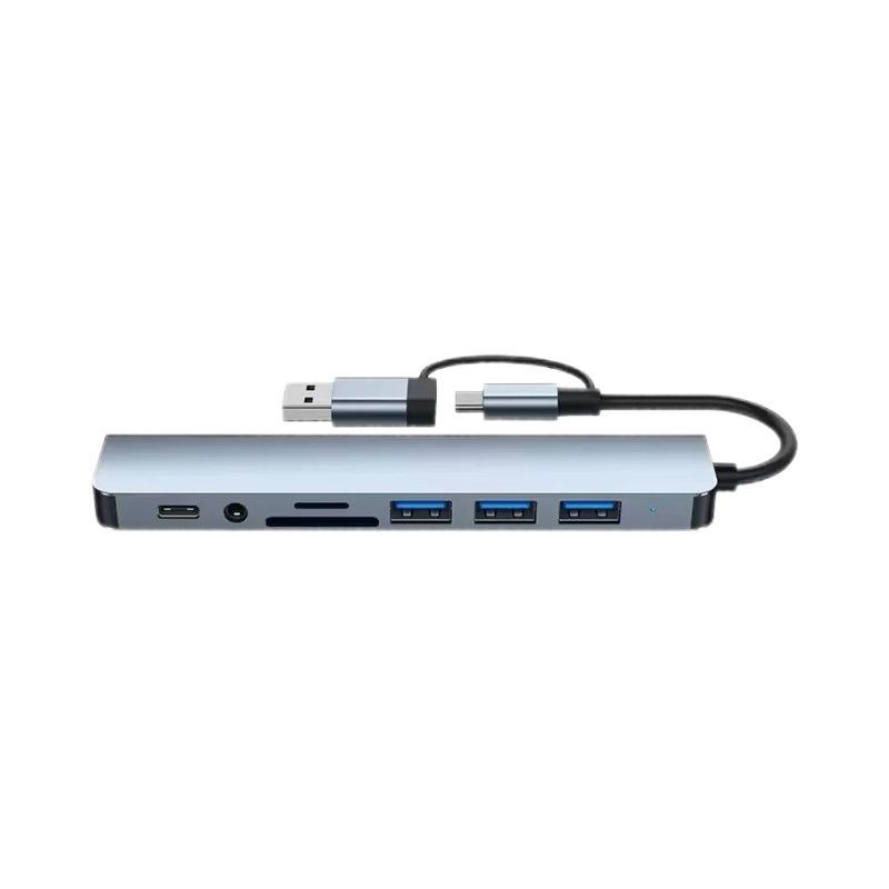 Type-c hub usb 3.0 dual port expansion dock - hub81 - connect to mouse, keyboard, and data cables for computers and tablets