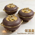 Food warmer1l-2l-3lnew arrivalnew3pcs cross-border high-end thermal insulation box thermal insulation lunch box thermal insulation tableware