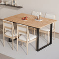 Simple dining table, extendable dining table, rectangular dining table, study table, for home small apartment multi-functional dining table