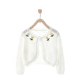 Baby summer lightweight cotton cardigan knit outerwear shawl sun protection skin care infant girl air conditioning shirt