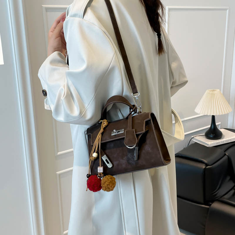 2025 new autumn/winter retro high-quality kelly tote bag - bestselling versatile shoulder bag, stylish minimalist crossbody bag