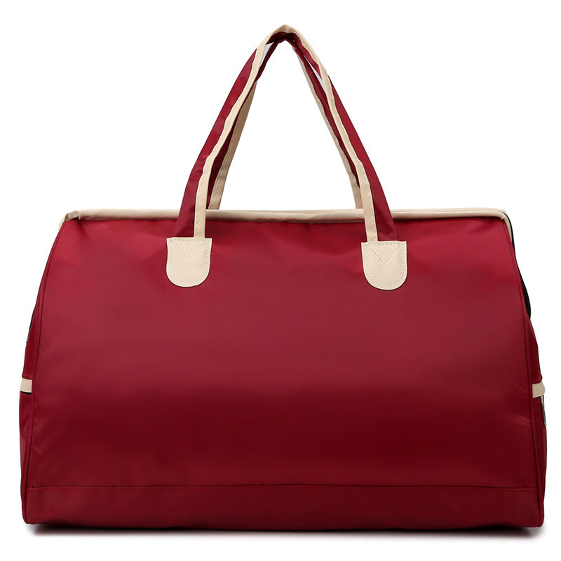 Short-distance travel bag Women's shoulder carry large-capacity fashionable Korean version travel bag Men's outdoor travel business travel luggage