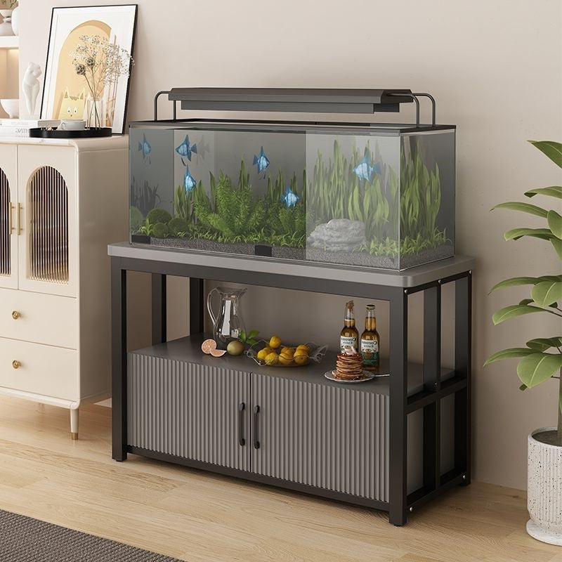 Fish tank cabinet living room fish tank rack load-bearing bottom base storage rack iron fish tank bottom frame for home multi-layer storage cabinet