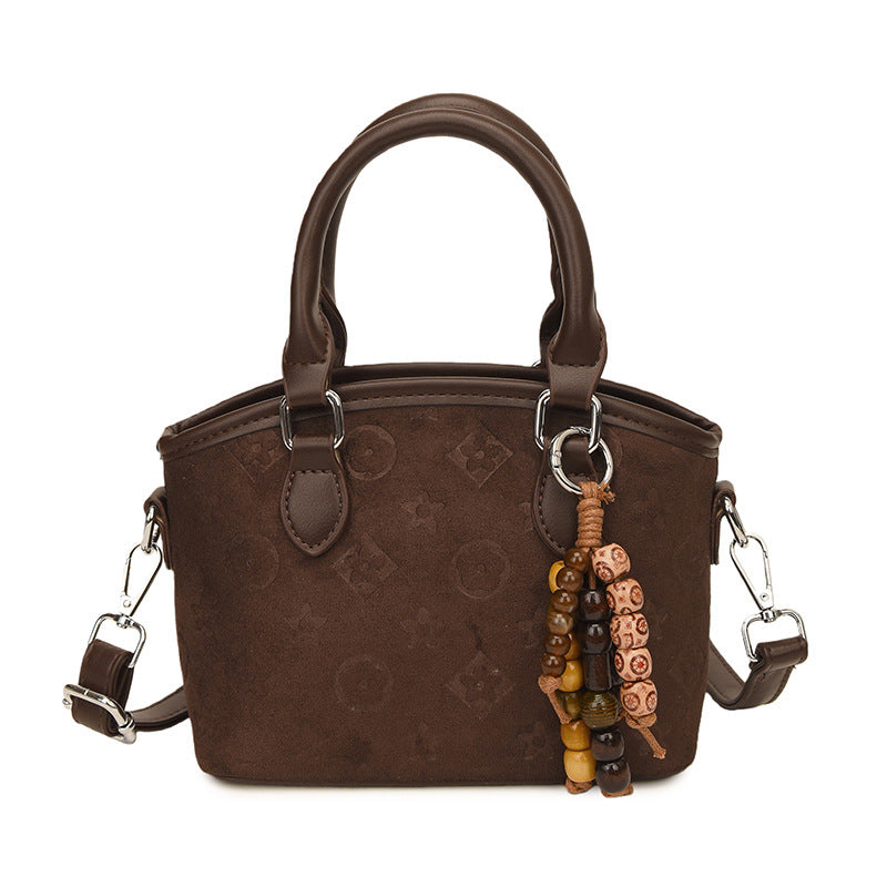 minimalist premium embossed handbag for women, 2025 new arrival, unique design, commute & casual crossbody bucket bag