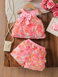 summer cross-border girls' french chic luxury style wavy mesh design fashion two-piece skirt set