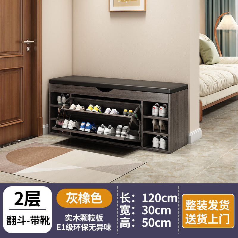 new arrival: bestselling flip-top shoe cabinet - home entryway shoe bench, shoe rack, and stool combo - all-in-one seating & space-saving storage