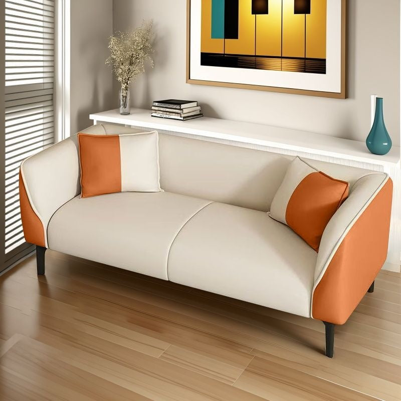 Sofa living room new arrival cat scratching leather sofa small apartment rental room double three person simple small sofa lazy sofa