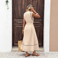 european and american sexy knitted dress striped dress cross-border  dress