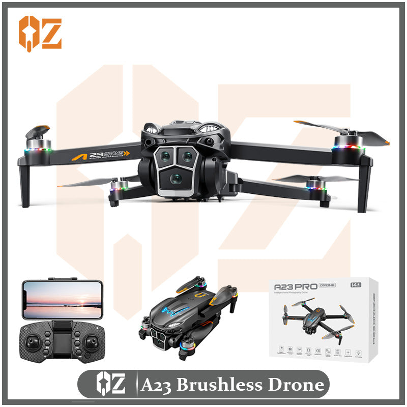 a23 drone: long-endurance professional aerial photography quadcopter with optical flow, triple camera, and obstacle avoidance
