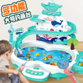 Multifunctional floating fishing game toy - magnetic fishing board, electric fishing, kids' toy for boys and girls, tabletop game