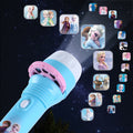 Kids' light-up projector flashlight - bedtime toy, early education, cognitive learning, animal & ocean patterns, multiple projection designs