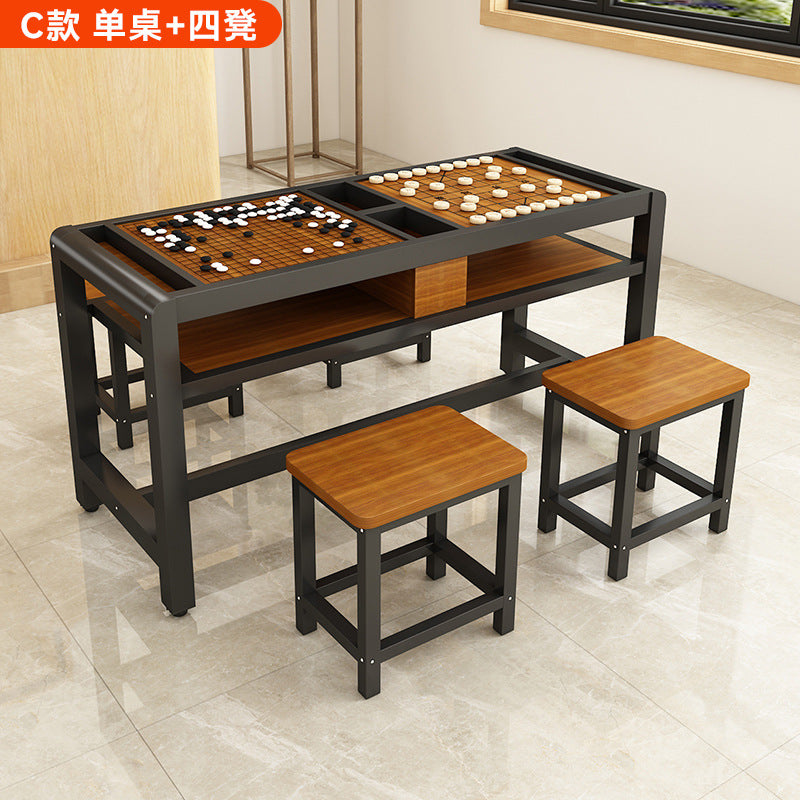 Chinese chess table Go special table and chair combination two-in-one dual-purpose household backgammon multi-function chessboard table