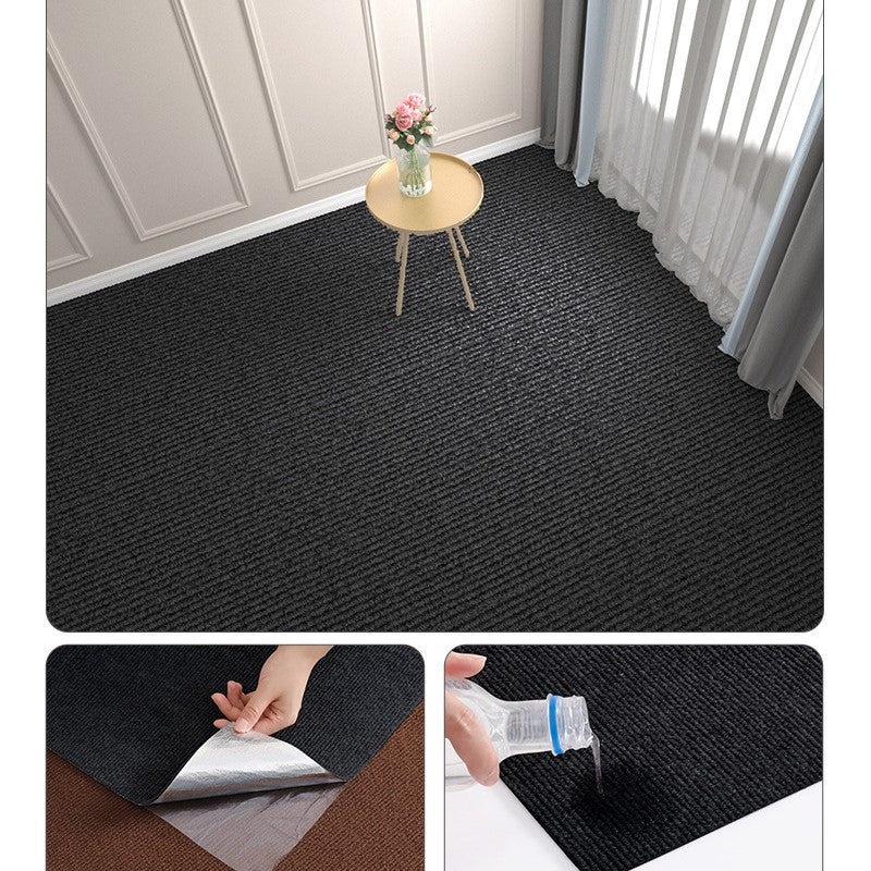 Spot splicing carpet square blanket non-slip living room bedroom children's room sound insulation floor mat dirt-resistant cat scratch self-adhesive carpet